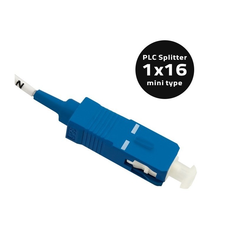 Qoltec 54209 Splitter 1x16 | SC/PC - SC/PC | G.657A | Singlemode | 0.9mm