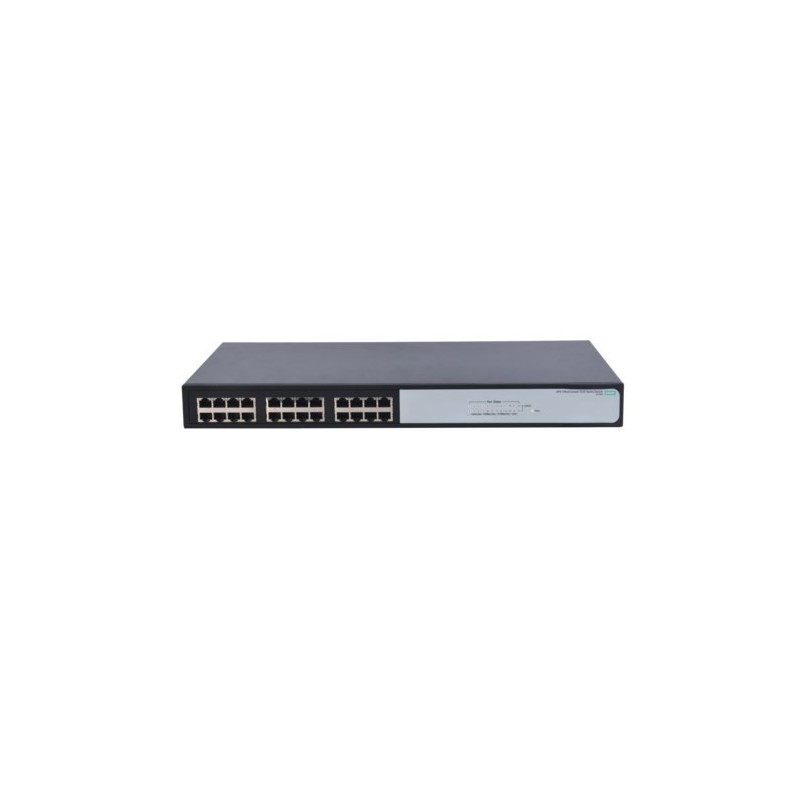 HPE OfficeConnect 1420 24G Nie zarządzany Gigabit Ethernet (10/100/1000) 1U Czarny