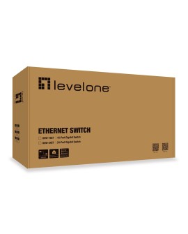 LevelOne GSW-2457 łącza sieciowe Nie zarządzany Gigabit Ethernet (10/100/1000) Czarny