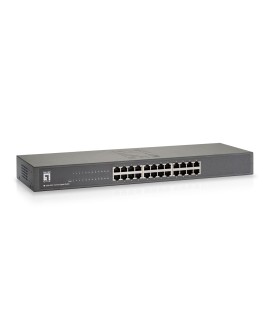 LevelOne GSW-2457 łącza sieciowe Nie zarządzany Gigabit Ethernet (10/100/1000) Czarny