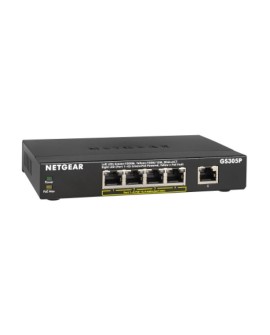Switch Netgear GS305P v2 5p PoE 63W (PoE+: 4p) Unmanaged Gigabit