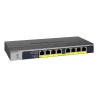 Switch Netgear GS108PP-100EUS 8p PoE 123W (PoE+: 8p) Unmanaged Gigabit
