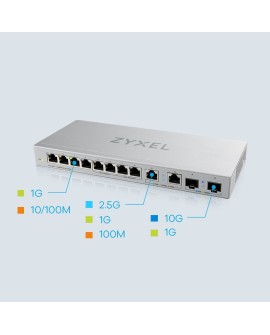 Switch Zyxel XGS1010-12 12p Unmanaged Multigigabit