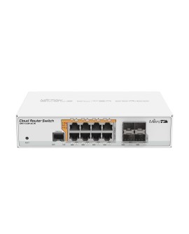 Switch Mikrotik CRS112-8P-4S-IN 12p PoE (PoE+: 8 ) 78W Managed Gigabit