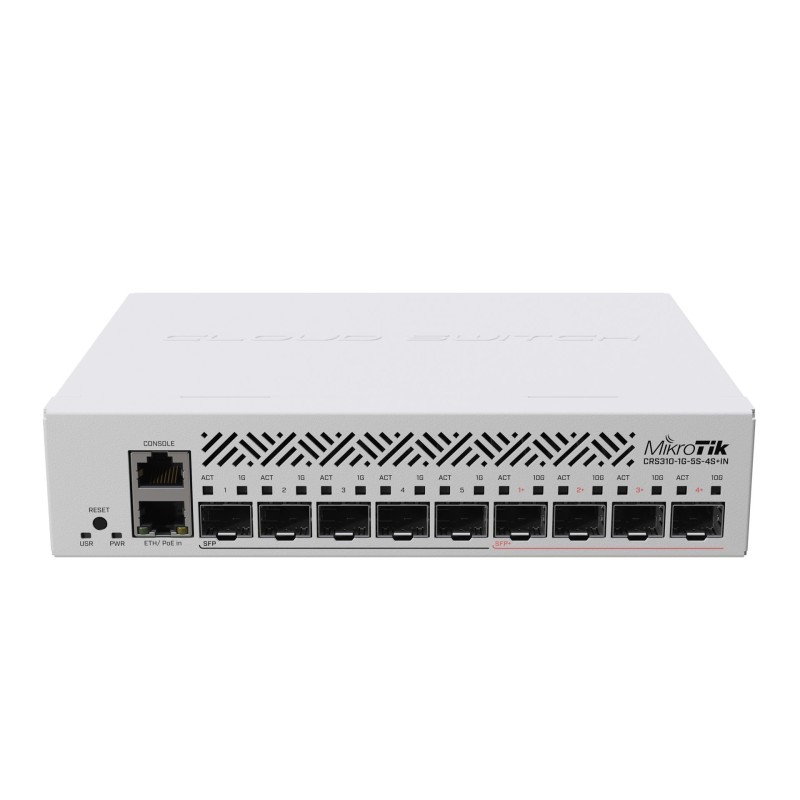 Switch Mikrotik CRS310-1G-5S-4S+IN 10p Managed Gigabit/10G