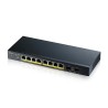 Switch Zyxel GS1900-10HP 10p PoE (PoE+: 8 ) 77W Managed Gigabit