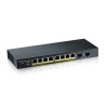 Switch Zyxel GS1900-10HP 10p PoE (PoE+: 8 ) 77W Managed Gigabit