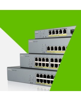 Switch Zyxel GS1350-6HP 6p PoE (PoE+: 3 PoE++: 2) 60W Managed Gigabit