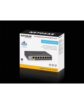 Switch Netgear GS108T-300PES 8p Managed Gigabit