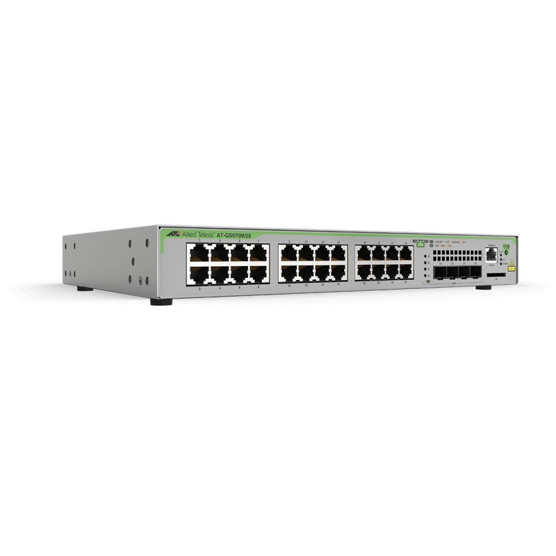 Allied Telesis GS970M Zarządzany L3 Gigabit Ethernet (10/100/1000) Obsługa PoE 1U Szary