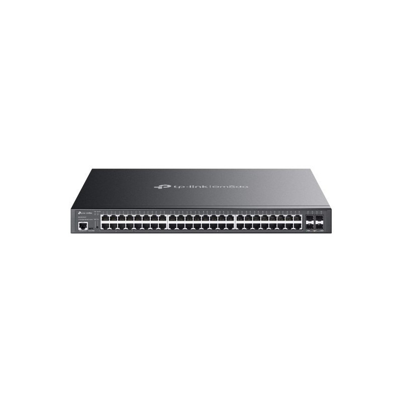 TP-Link Omada SG3452XMPP łącza sieciowe Zarządzany L2+ Gigabit Ethernet (10/100/1000) Obsługa PoE 1U Czarny