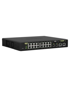 Qnap QSW-M2116P-2T2S, 16x 2.5GbE, 2x 10GbE SFP+, 2x 10GbE RJ45, Max PoE to 280W, managed switch