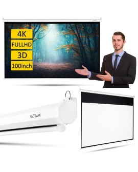 Overmax Semi Automatic Screen 100 — podwieszany ekran do projektora