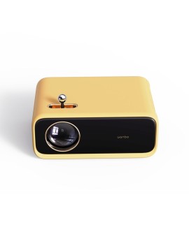 Projektor WANBO MINI XS01 do filmów 200 ANSI lumenów 800 x 480 px Żółty