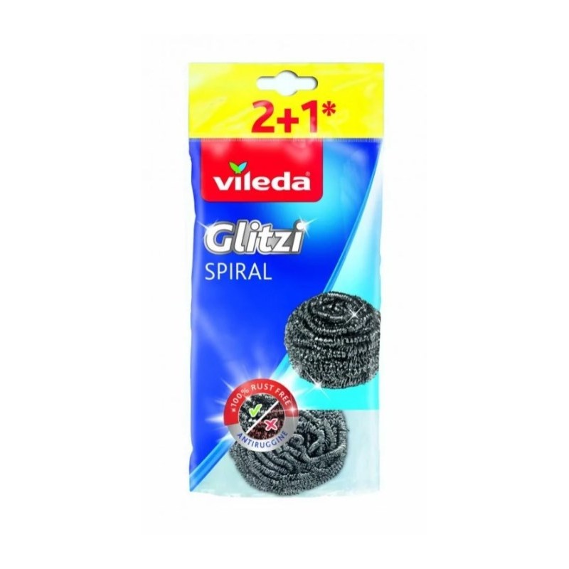 Zmywak stalowy Vileda Glitzi Spiral 3 szt.