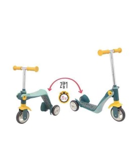 Hulajnoga dla dzieci SMOBY 750612 2w1 metalowa 3 koła