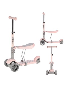 Hulajnoga dziecięca NILS FUN HLB808 2w1 PINK