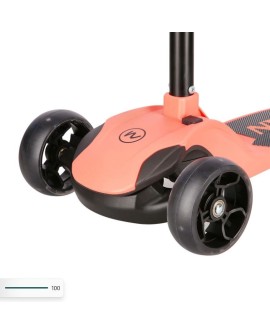 Hulajnoga dziecięca NILS FUN HLB122 LED różowa