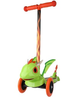 HULAJNOGA TRÓJKOŁOWA DLA DZIECI GLOBIX 3D DRAGON SCOOTER ACTSCOT-471CV BALANSOWA