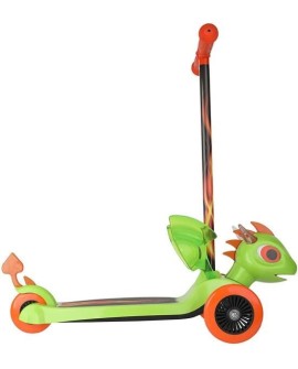 HULAJNOGA TRÓJKOŁOWA DLA DZIECI GLOBIX 3D DRAGON SCOOTER ACTSCOT-471CV BALANSOWA