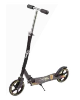 Hulajnoga miejska NILS EXTREME HA205 BLACK PU 205mm