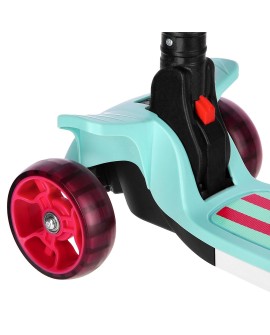 Hulajnoga dziecięca NILS FUN HLB10 LED miętowa