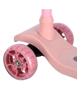 Hulajnoga dziecięca NILS FUN HLB09 LED różowa