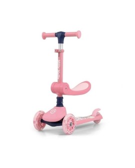 Hulajnoga trójkołowa dla dzieci Scooter Fuzzy Pink Milly Mally