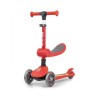 Hulajnoga trójkołowa dla dzieci Scooter Fuzzy Red Milly Mally