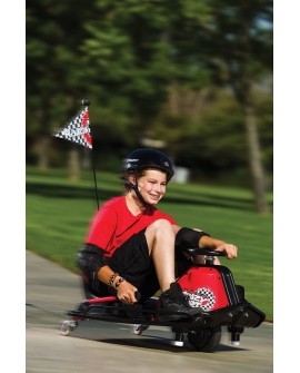 Pojazd elektryczny Razor Crazy Cart 25173860 (kolor czarno-czerwony)