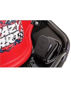 Pojazd elektryczny Razor Crazy Cart 25173860 (kolor czarno-czerwony)
