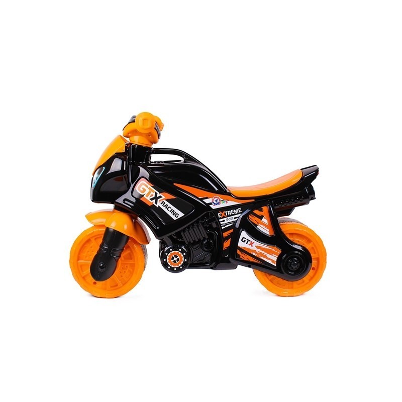 Motocykl jeździk pomarańczowo-czarny TechnoK 5767 p2