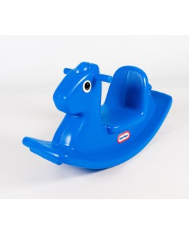 Little tikes Koń na biegunach niebieski w kartonie 173950