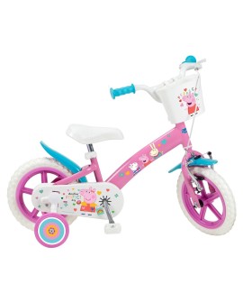 Rower dziecięcy 12" Świnka Peppa różowa 1195 Pink