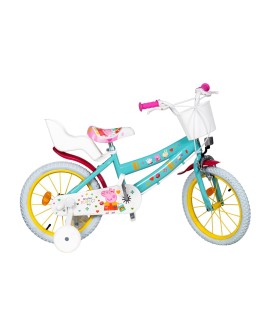 Toimsa-Rower dzieciecy 16" Swinka Peppa zielony
