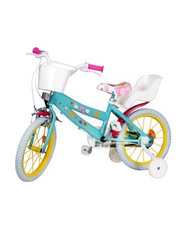 Toimsa-Rower dzieciecy 16" Swinka Peppa zielony