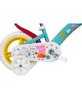 Rower dziecięcy 12" Świnka Peppa zielony 1198