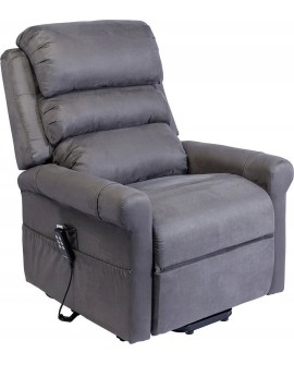 Fotel geriatryczny Stylea II - Kolor: Titan Alcantara