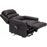 Fotel geriatryczny Stylea II - Kolor: Titan Alcantara