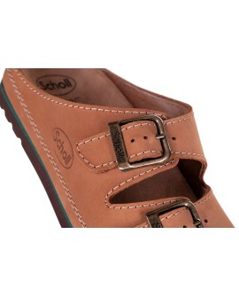 Wygodne sandały Scholl AIR BAG BACK STRAP BRĄZ 44