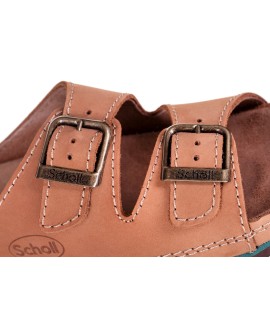 Wygodne sandały Scholl AIR BAG BACK STRAP BRĄZ 45