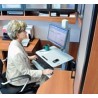 Ergotron WORKFIT C-MOD LCD LD/SINGLE LD SIT-STAND WORKSTATION