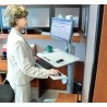 Ergotron WORKFIT C-MOD LCD LD/SINGLE LD SIT-STAND WORKSTATION