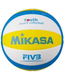Piłka siatkowa plażowa Mikasa SBV żółto-niebiesko-biała rozm. 5