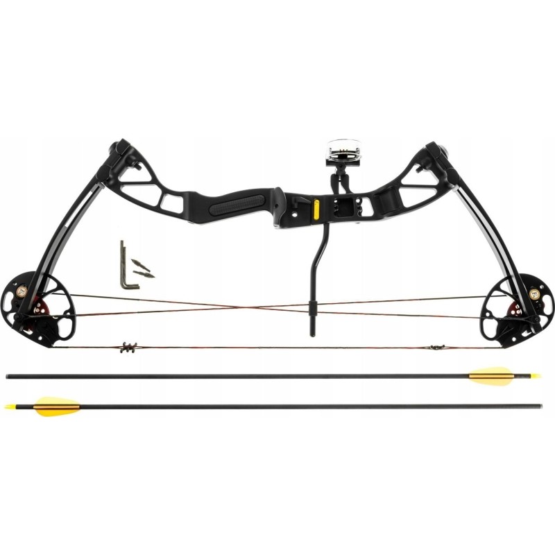 Łuk bloczkowy Poe Lang EK HUNGER REX czarny 28", 15-55LBS, 230 FPS (CO-029B)