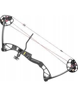 Łuk bloczkowy Poe Lang EK HUNGER REX czarny 28", 15-55LBS, 230 FPS (CO-029B)