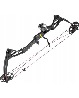 Łuk bloczkowy Poe Lang EK HUNGER REX czarny 28", 15-55LBS, 230 FPS (CO-029B)