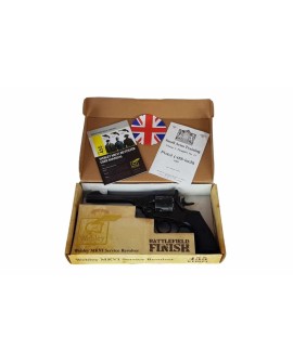 Rewolwer WEBLEY MKVI .455 Police kal.4,5 mm Diabolo łuski 6-strzał. lufa 4" CO2 Black Ekp do17J