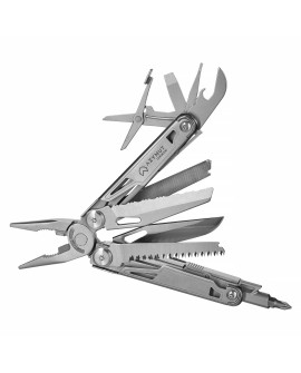 Multitool AZYMUT Giewon - 14 narzędzi + kabura do pasa (H2038)
