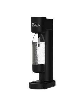 Saturator do wody Dafi PushAir + 2x butelka 0,7L + nabój CO2 (czarny)